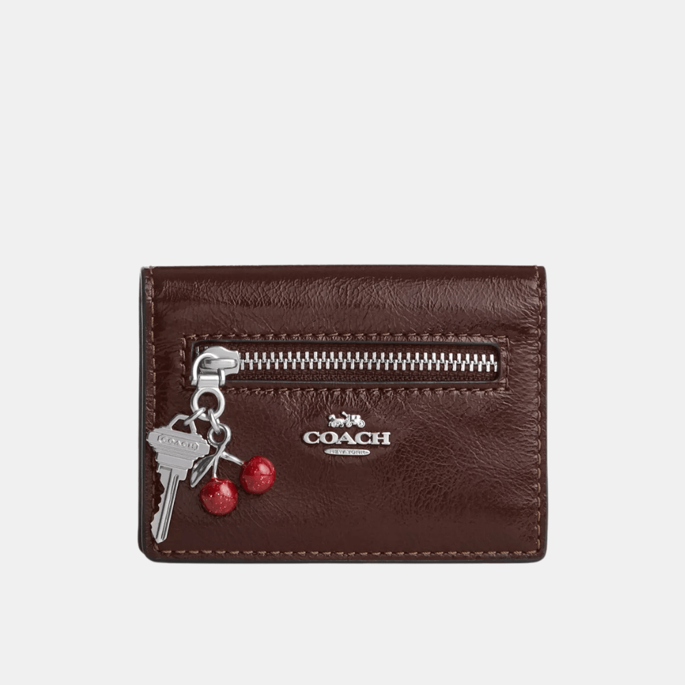 Coach Card Case With Charms (Maple) - DIVA ONLINE STORE