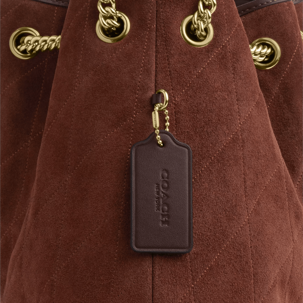Coach Evelyn Shoulder Bag With Quilting (Vintage Brown) - DIVA ONLINE STORE