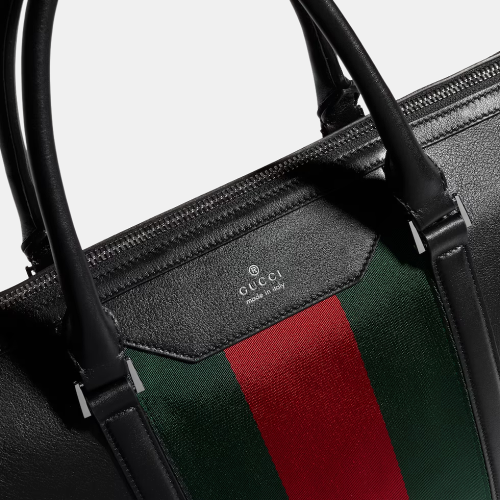 Gucci Mega Web Trademark Medium Briefcase