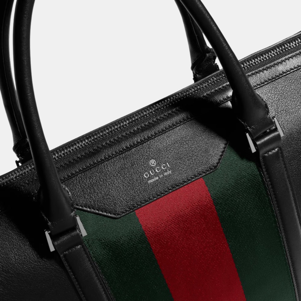 Gucci Mega Web Trademark Medium Briefcase - DIVA ONLINE STORE