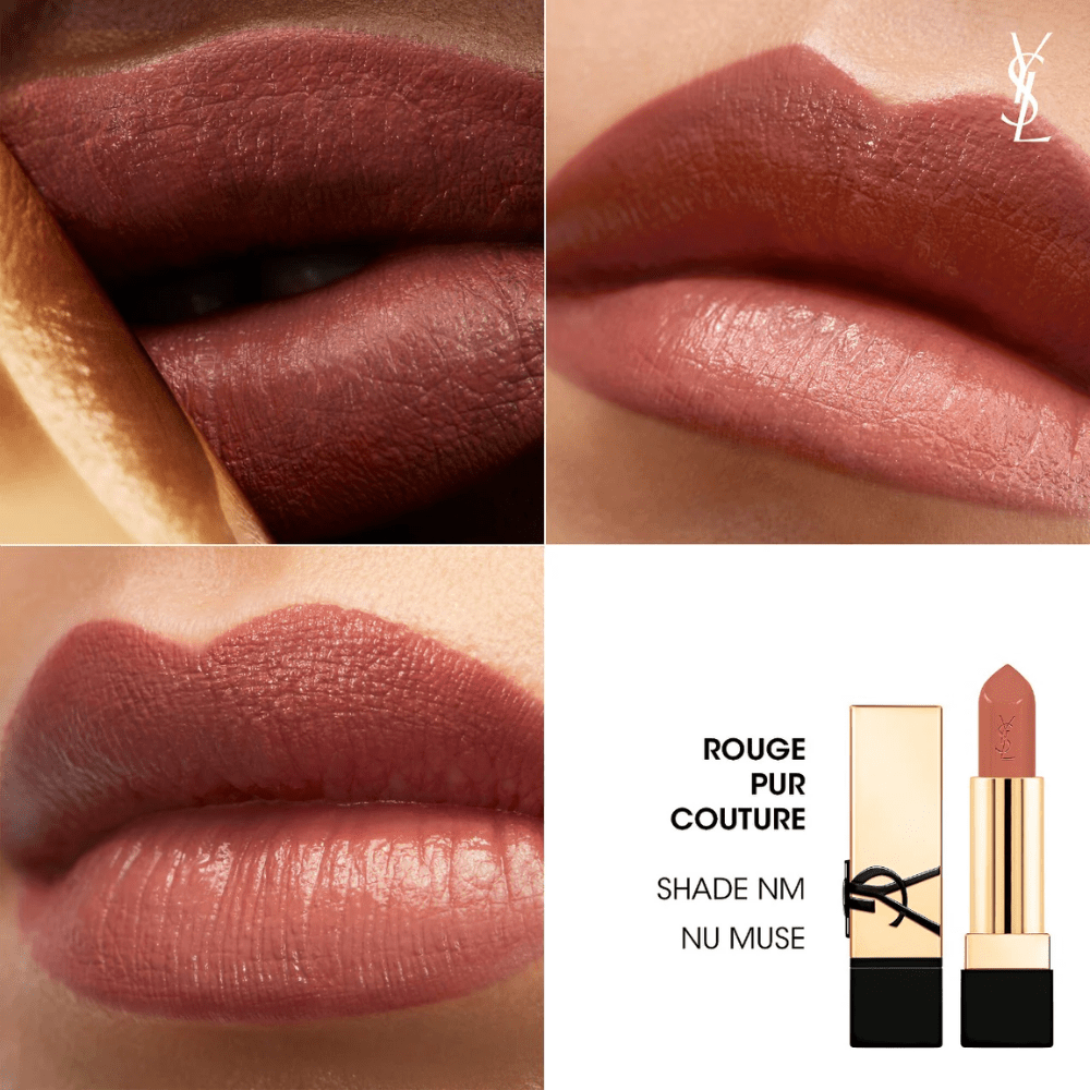 YSL Rouge Pur Couture Caring Satin Lipstick With Ceramides - DIVA ONLINE STORE