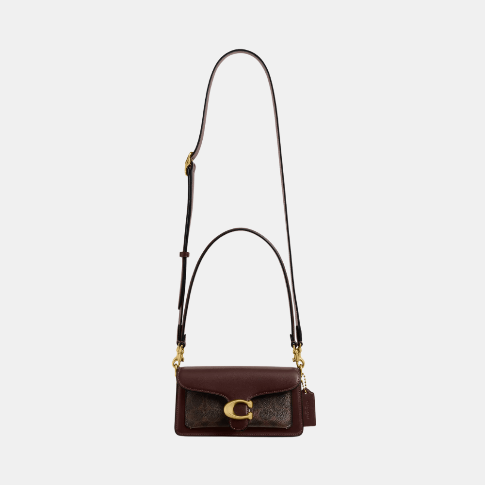 Coach Tabby 20 Shoulder Bag In Signature Canvas (Maple) - DIVA ONLINE STORE