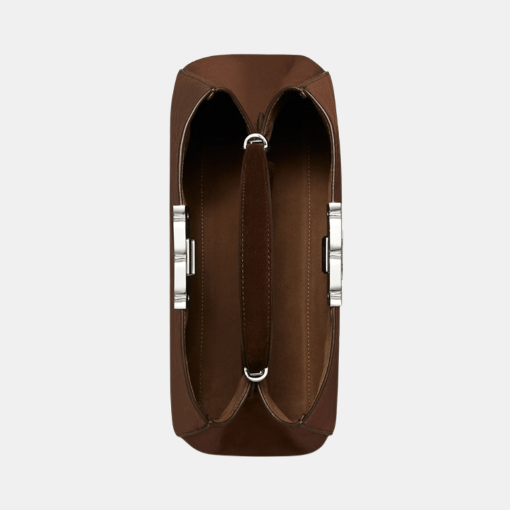 Tory Burch Eleanor Suede Satchel Bag (Dark Cocoa) - DIVA ONLINE STORE