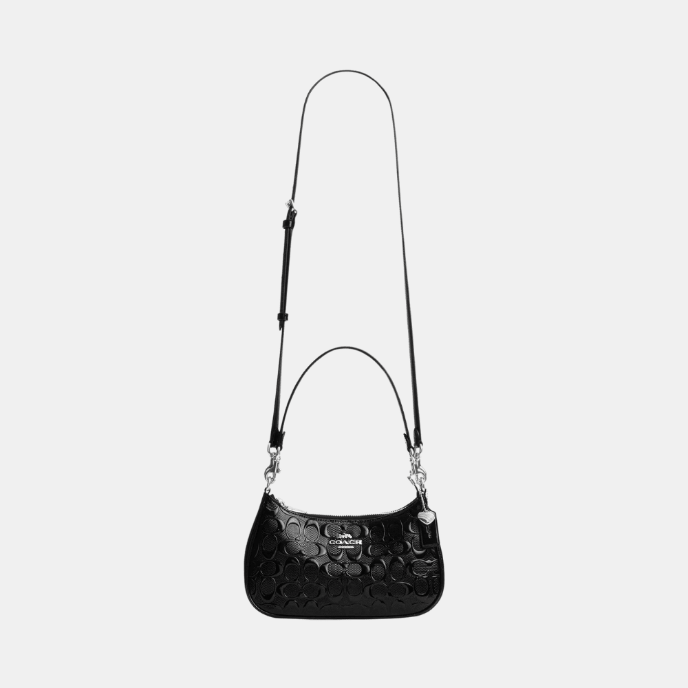 Coach Teri Shoulder Bag In Signature Leather With Heart Charm - DIVA ONLINE STORE