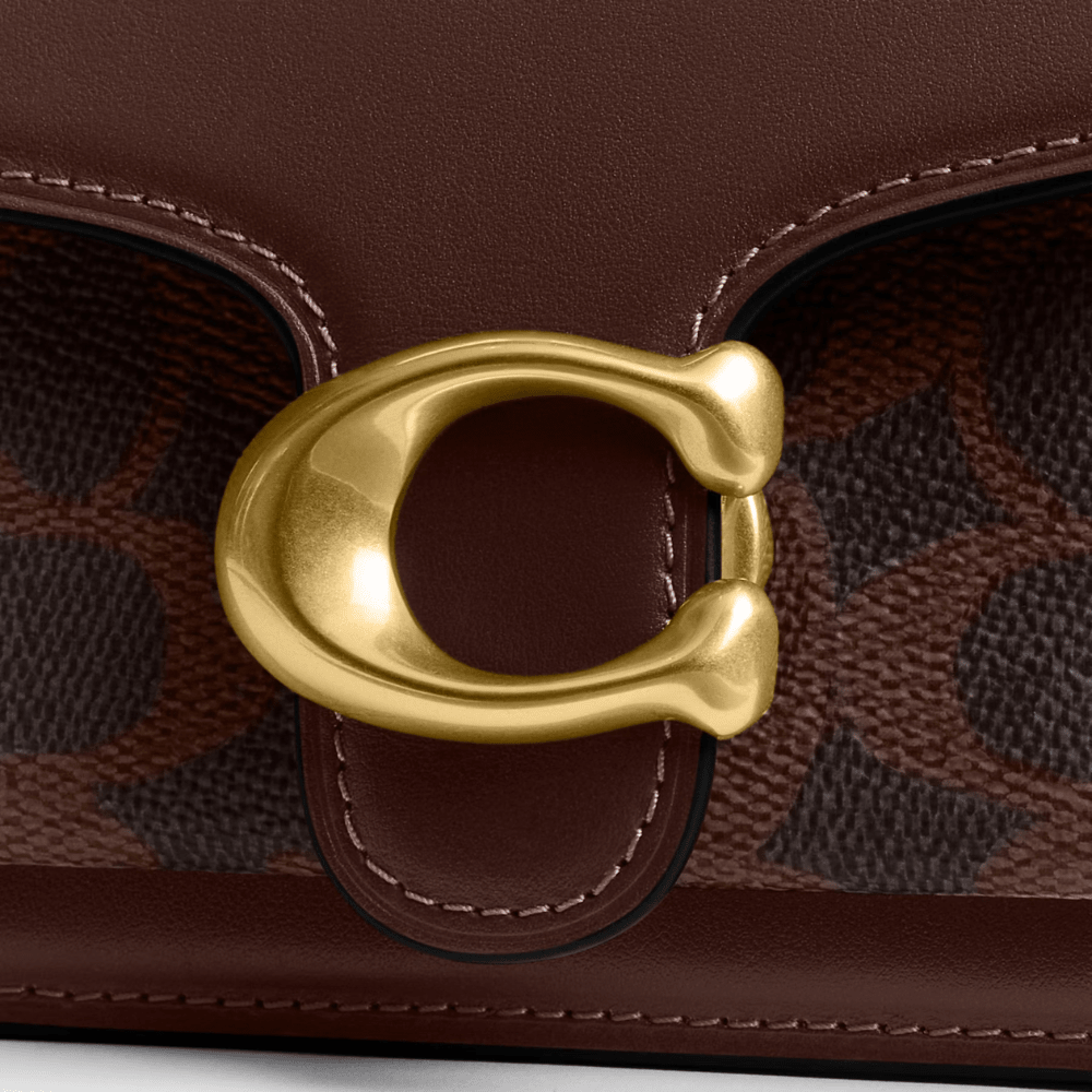 Coach Tabby 19 Chain Crossbody Bag In Signature Canvas - DIVA ONLINE STORE