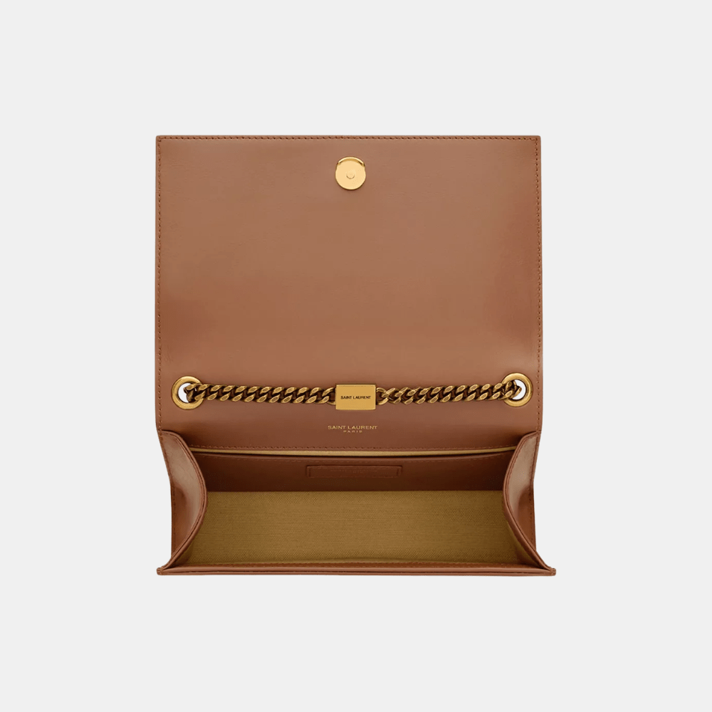 Saint Laurent Kate Small Leather and Canvas Bag - DIVA ONLINE STORE