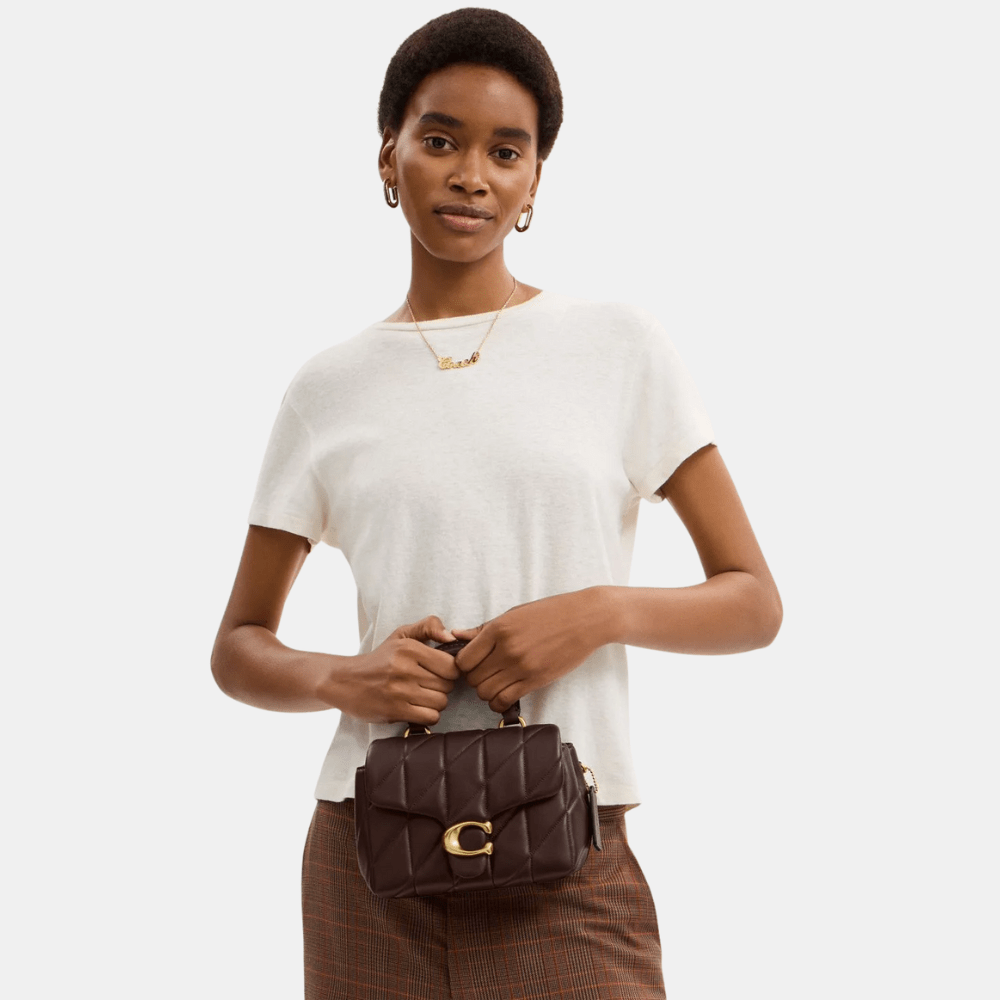 Coach Tabby Top Handle Bag With Quilting - DIVA ONLINE STORE