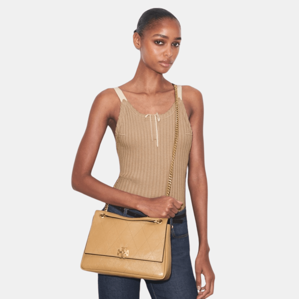 Tory Burch Charlie Quilted Shoulder Bag - DIVA ONLINE STORE