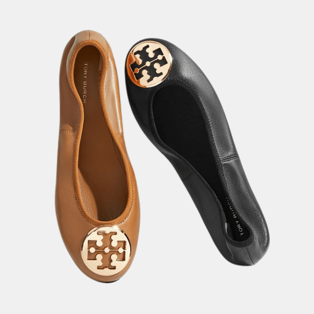 Tory Burch Reva Travel Ballet (Perfect Black) - DIVA ONLINE STORE