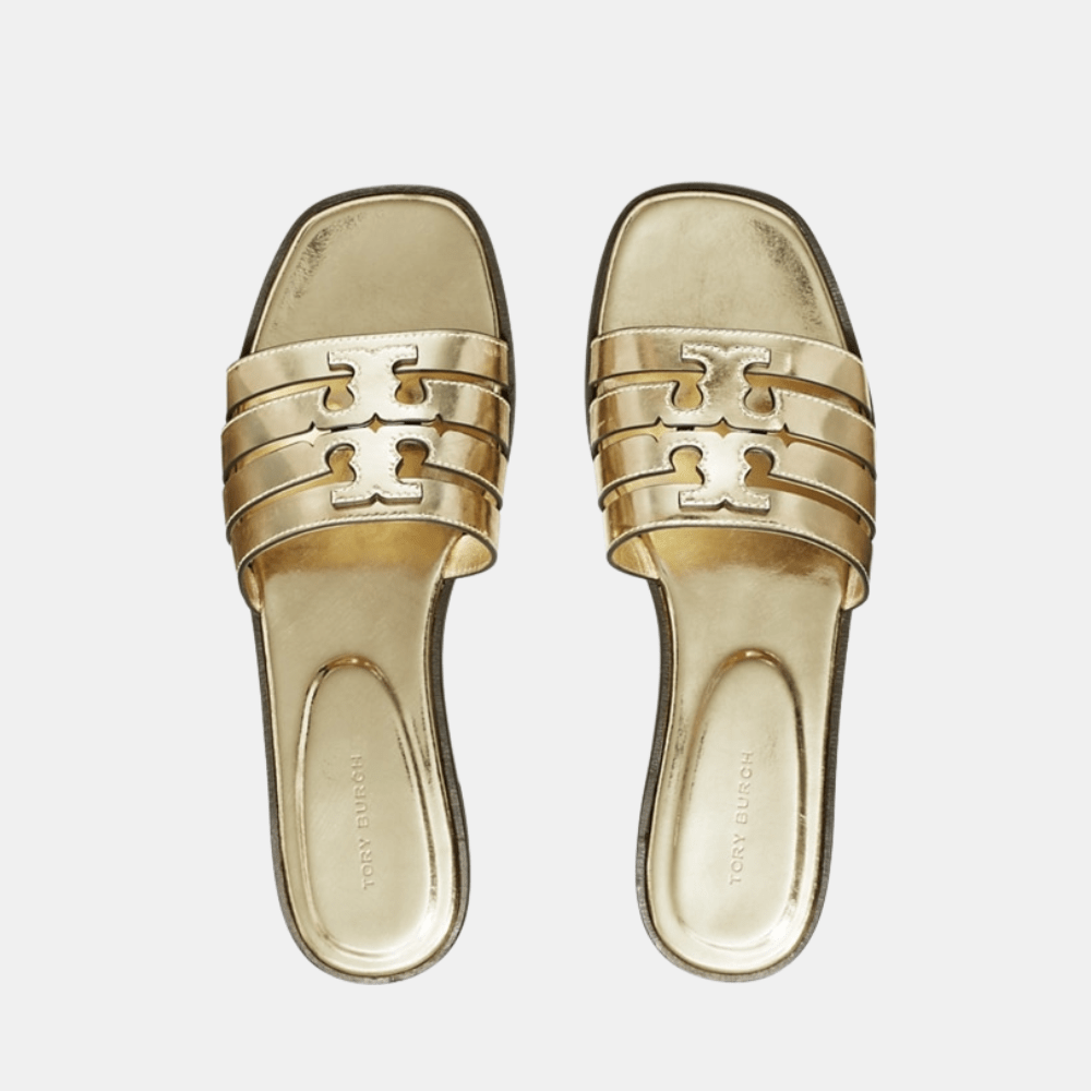 Tory Burch Ines Slide (Spark Gold) - DIVA ONLINE STORE
