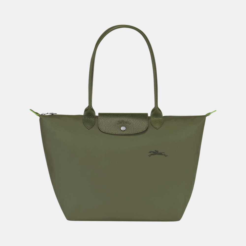 Longchamp Le Pliage Green Tote Bag (Forest)