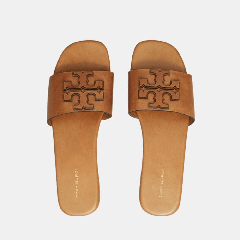 Tory Burch Ines Single - Band Slide (Tan) - DIVA ONLINE STORE