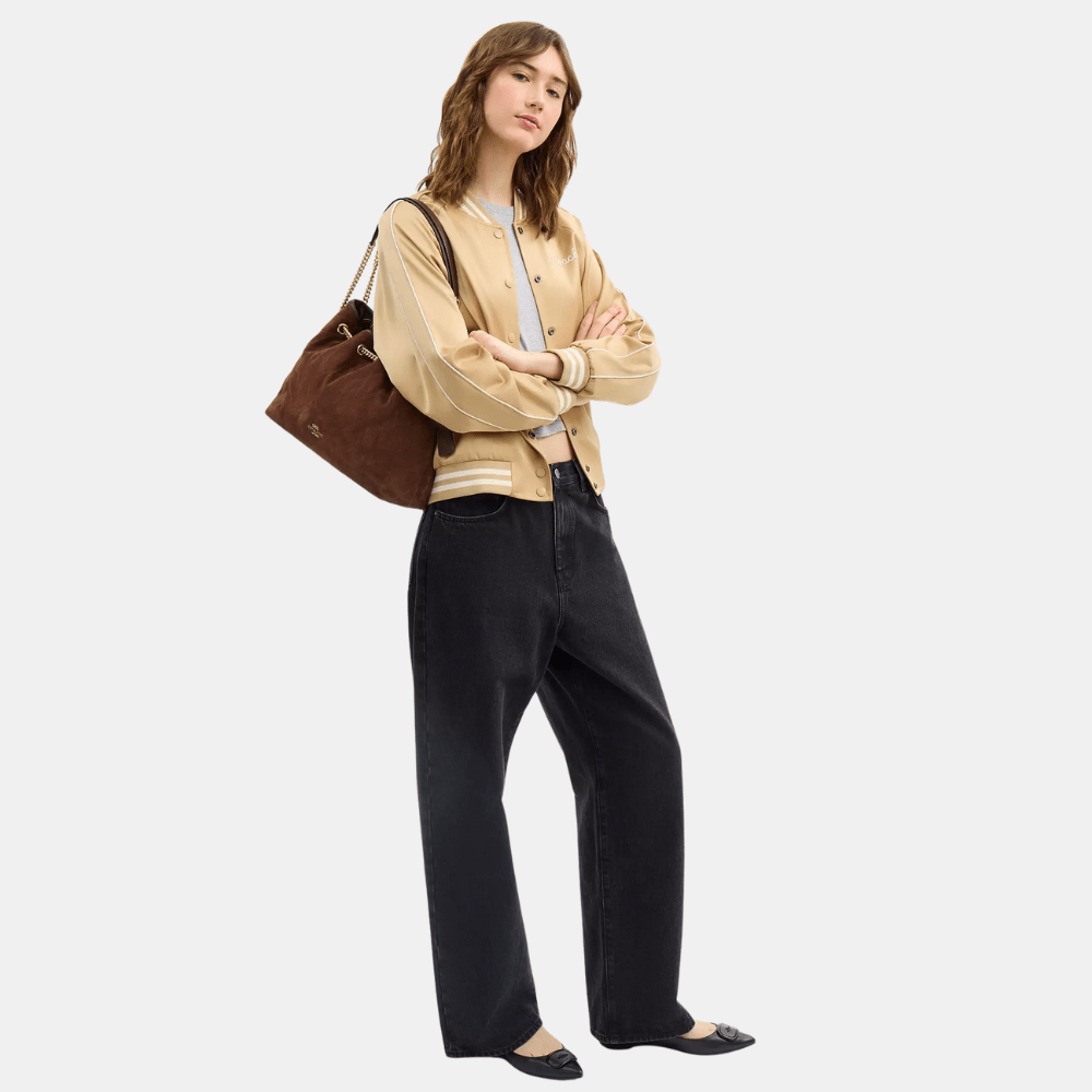 Coach Evelyn Shoulder Bag With Quilting (Vintage Brown) - DIVA ONLINE STORE
