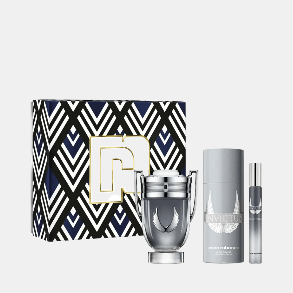 Rabanne Invictus Platinum Gift Set For Men - DIVA ONLINE STORE