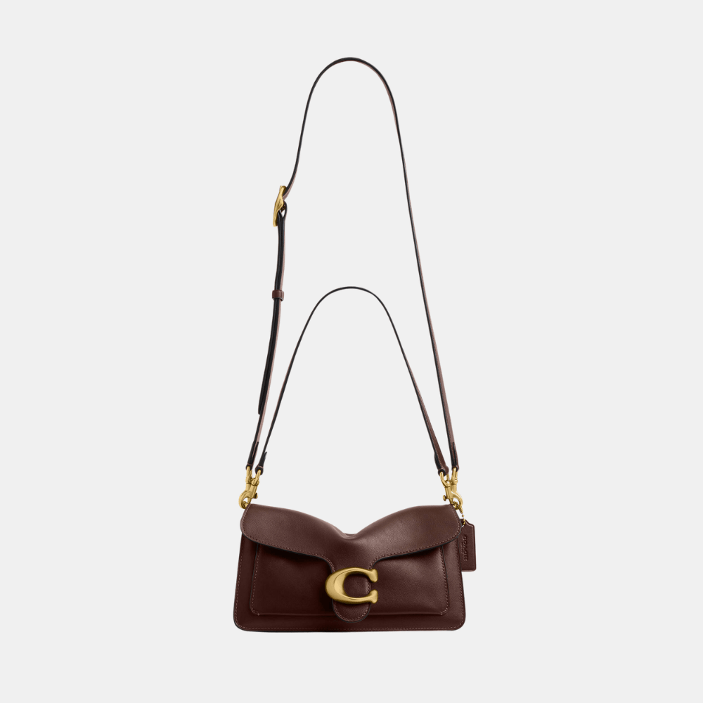 Coach Tabby 26 Shoulder Bag In Soft Grain Leather (Maple) - DIVA ONLINE STORE