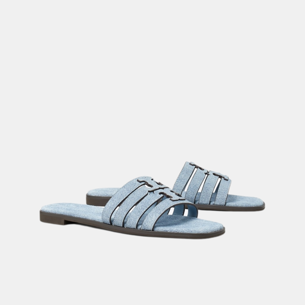 Tory Burch Ines Slide (Blue Cloud)
