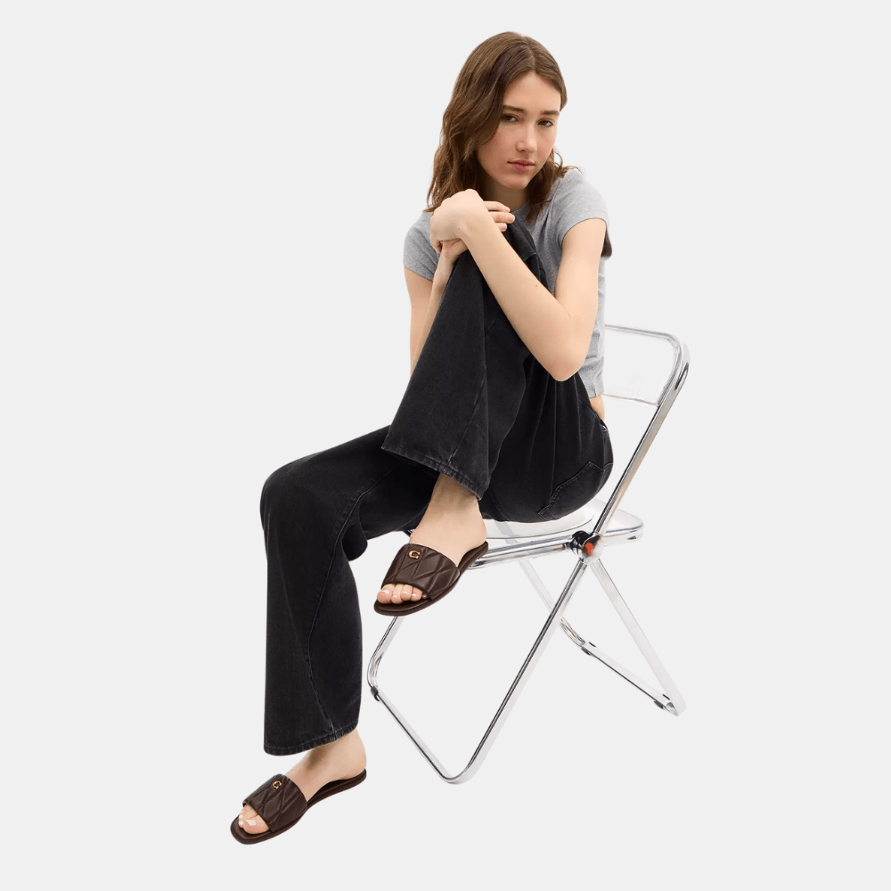 Coach Holly Sandal With Quilting (Maple) - DIVA ONLINE STORE