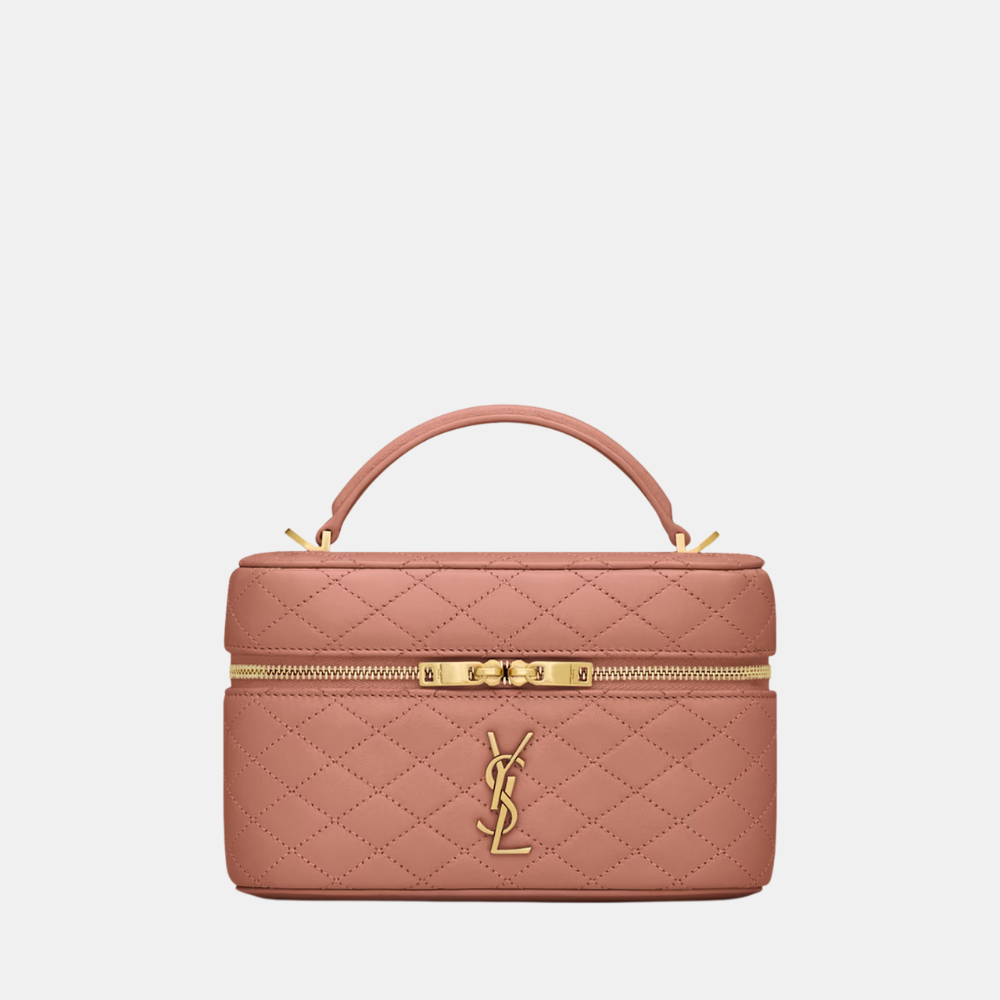 Saint Laurent Gaby Vanity In Lambskin (Barely Pink)
