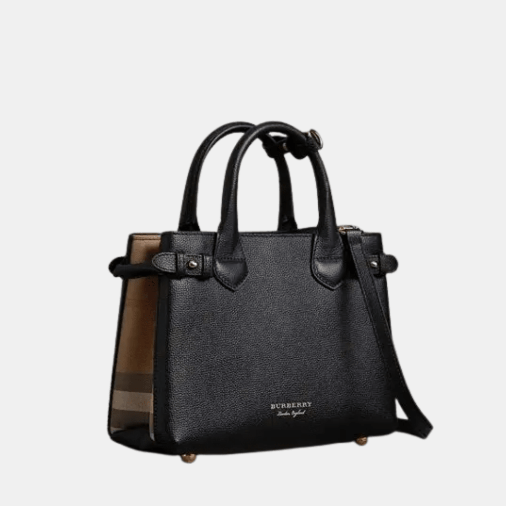 Burberry Banner Tote Bag (Black) - DIVA ONLINE STORE