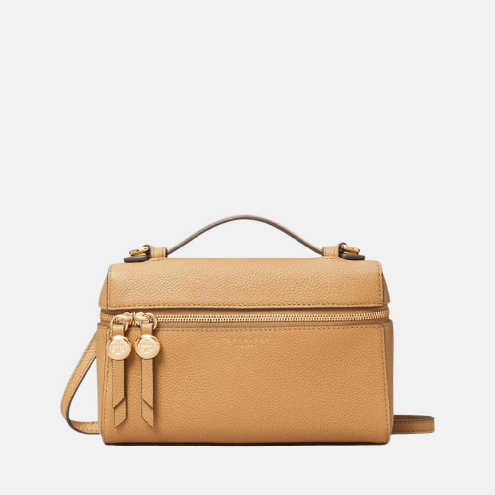 Tory Burch Romy Slim Top Handle Bag (Tiramisu) - DIVA ONLINE STORE