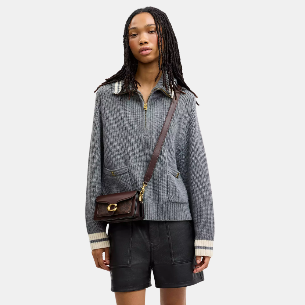 Coach Tabby 20 Shoulder Bag In Signature Canvas (Maple)