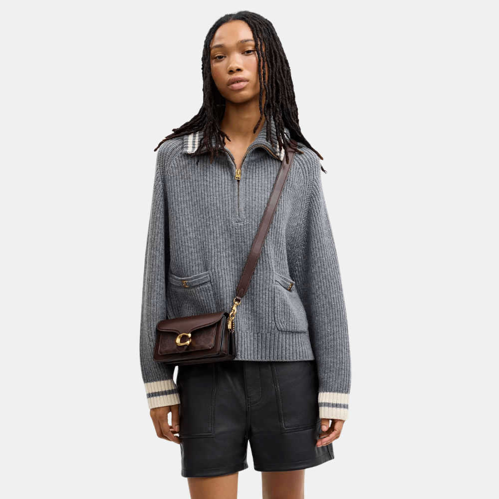Coach Tabby 20 Shoulder Bag In Signature Canvas (Maple) - DIVA ONLINE STORE