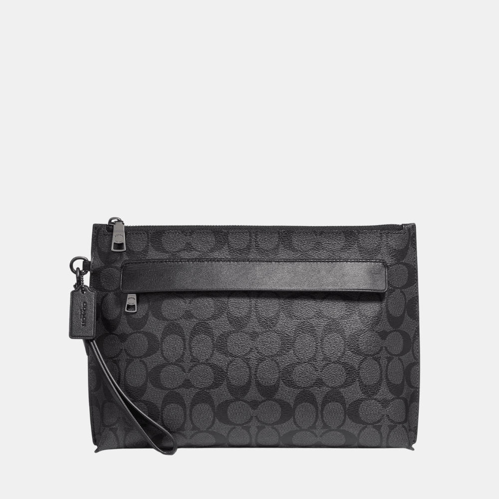 Coach Carryall Pouch In Signature Canvas - DIVA ONLINE STORE