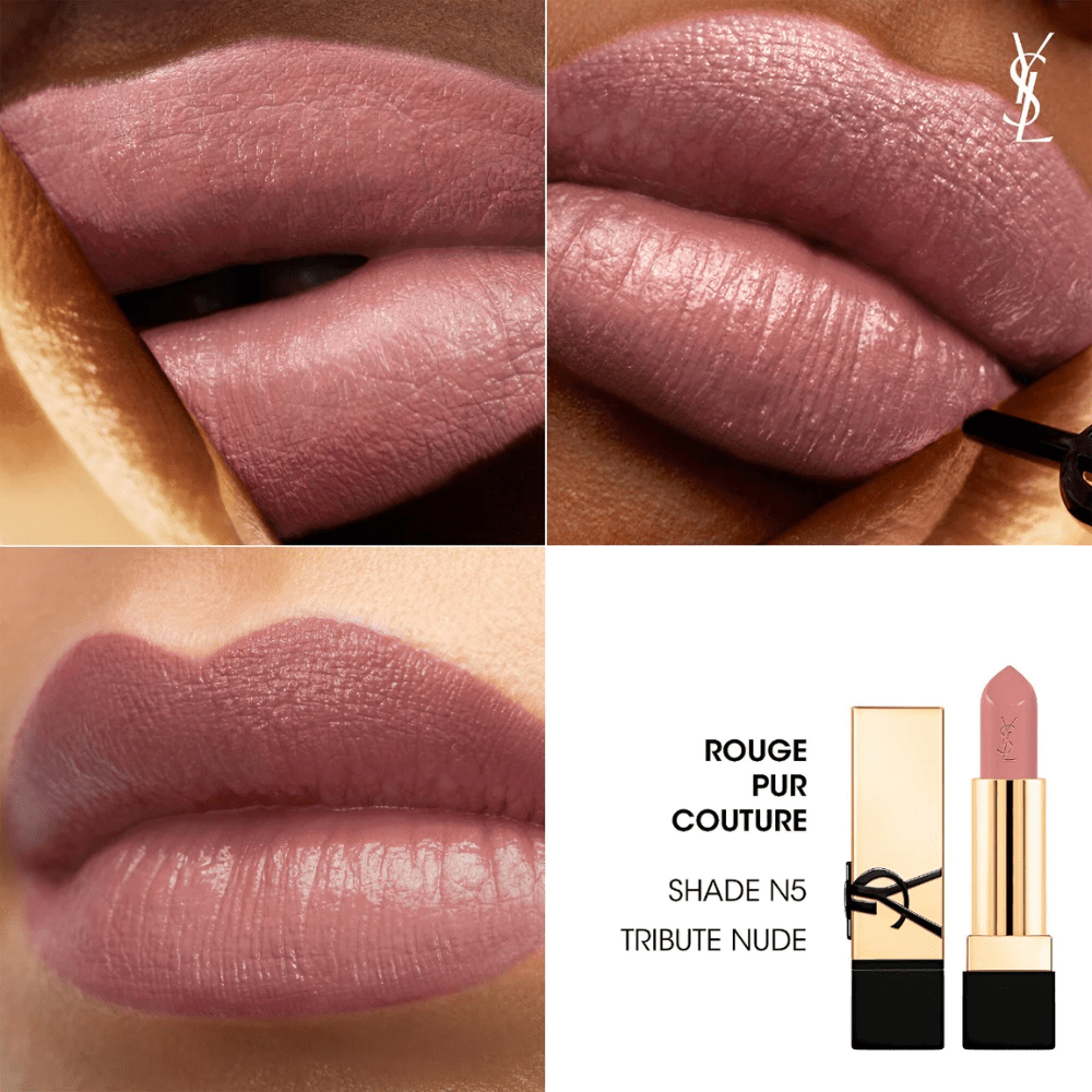 YSL Rouge Pur Couture Caring Satin Lipstick With Ceramides - DIVA ONLINE STORE