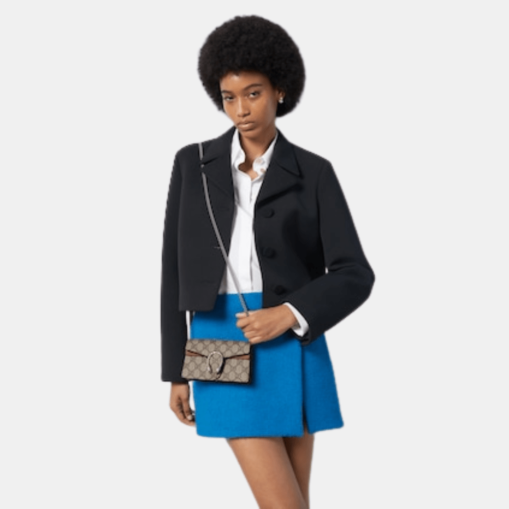 Gucci Dionysus Super Mini Bag In GG Supreme Canvas - DIVA ONLINE STORE