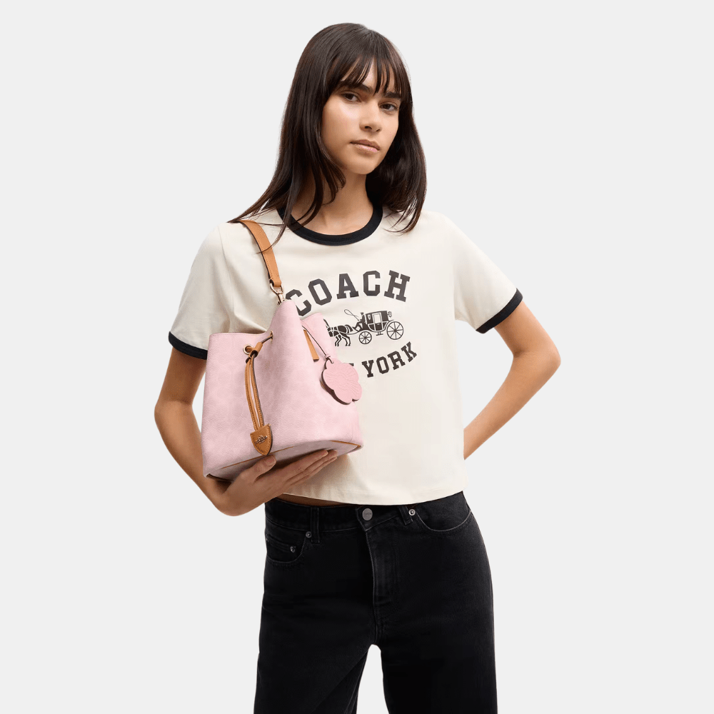 Coach Rowan Bucket Bag In Signature Canvas With Charms - DIVA ONLINE STORE