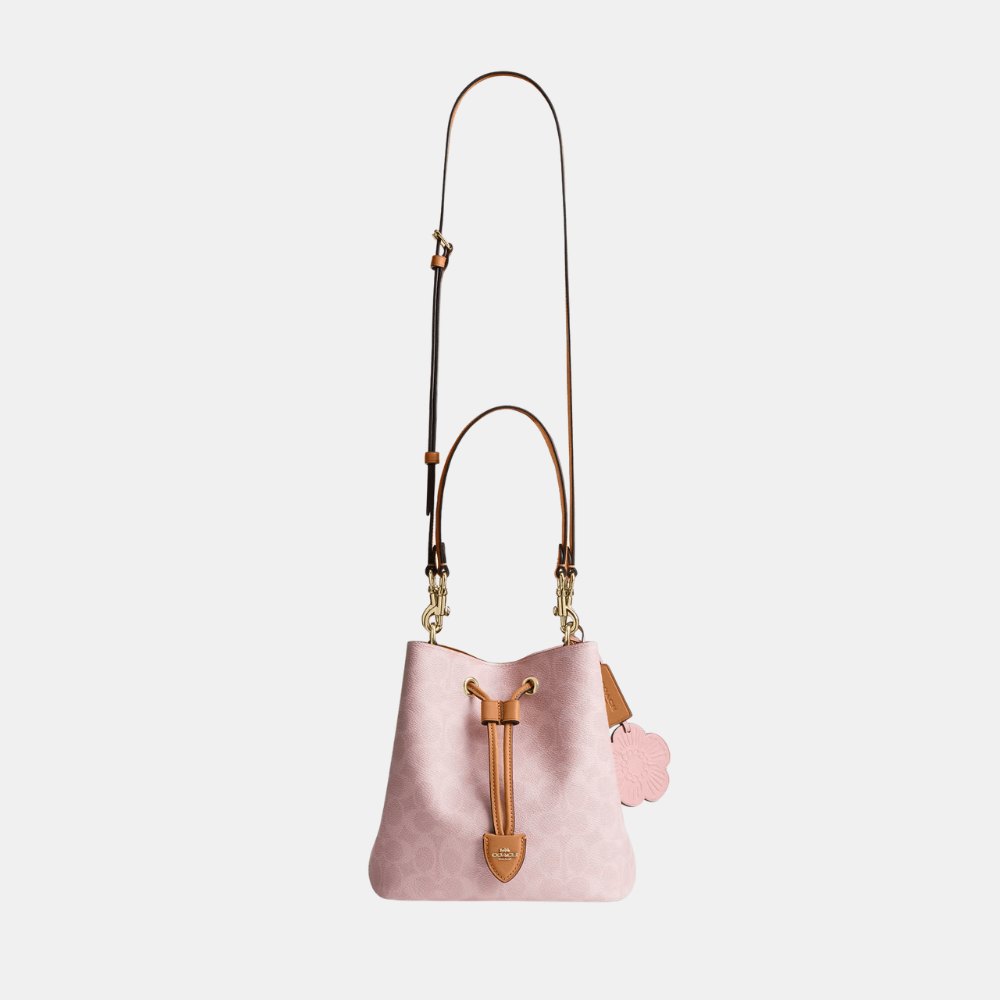 Coach Rowan Bucket Bag In Signature Canvas With Charms - DIVA ONLINE STORE