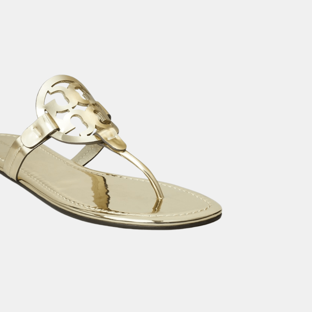 Tory Burch Miller Metallic Sandal (Gold) - DIVA ONLINE STORE