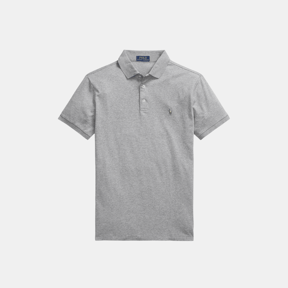Ralph Lauren Steel Heather Polo Shirt - DIVA ONLINE STORE