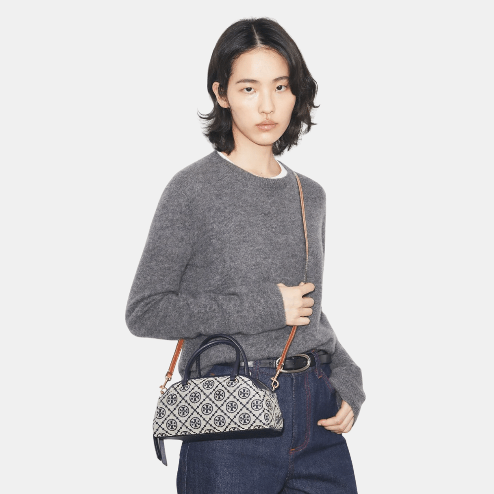 Tory Burch T Monogram Small Bowler - DIVA ONLINE STORE