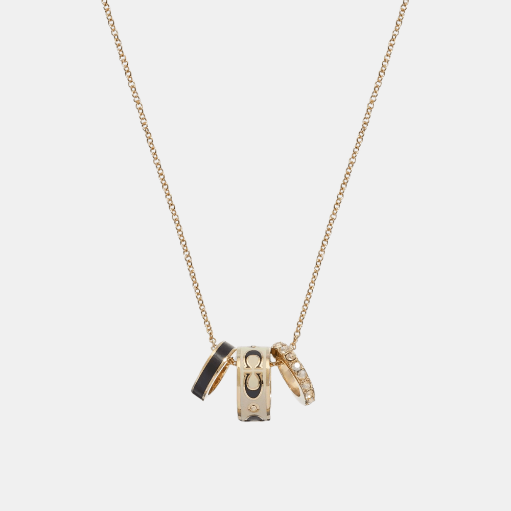 Coach Signature Enamel Rondell Necklace - DIVA ONLINE STORE