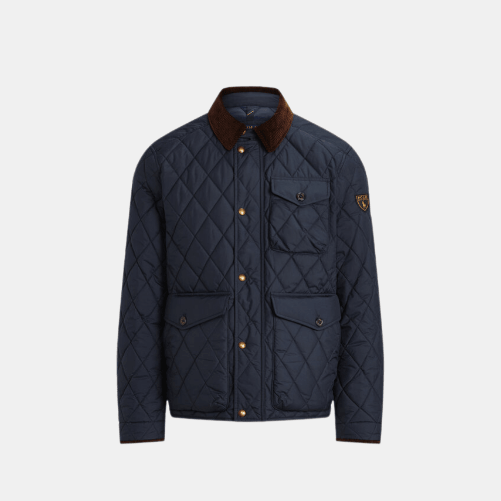 Ralph Lauren The Beaton Quilted Jacket (College Navy) - DIVA ONLINE STORE