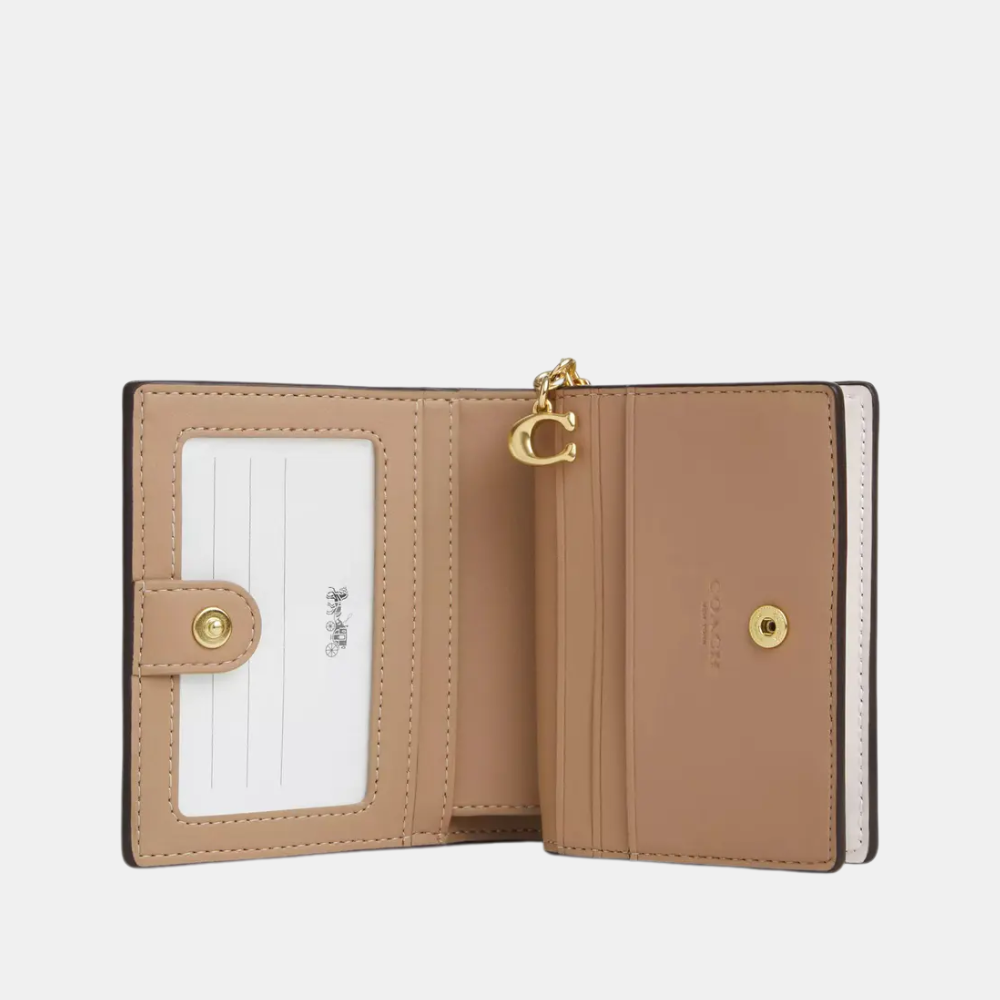 Coach Snap Wallet In Signature Leather