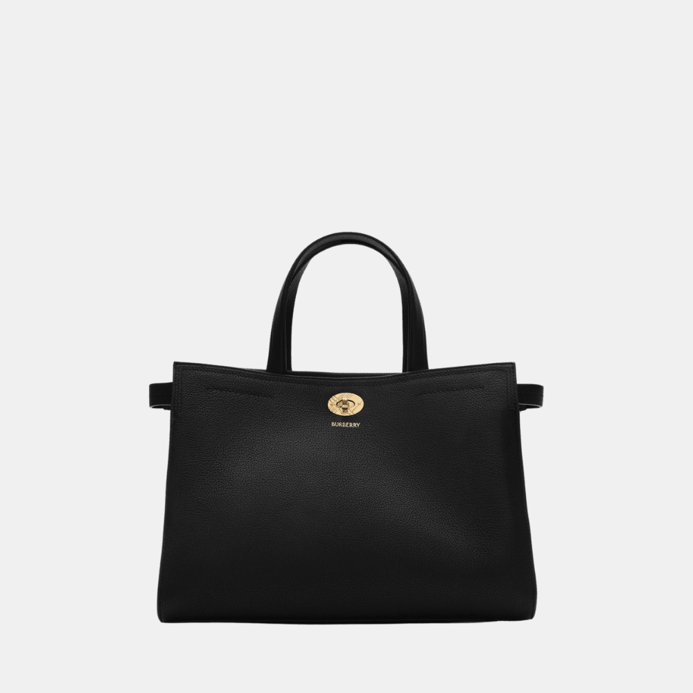 Burberry Small Cotswolds Check Tote (Black) - DIVA ONLINE STORE