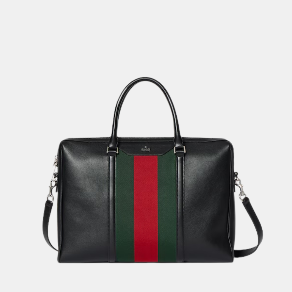Gucci Mega Web Trademark Medium Briefcase