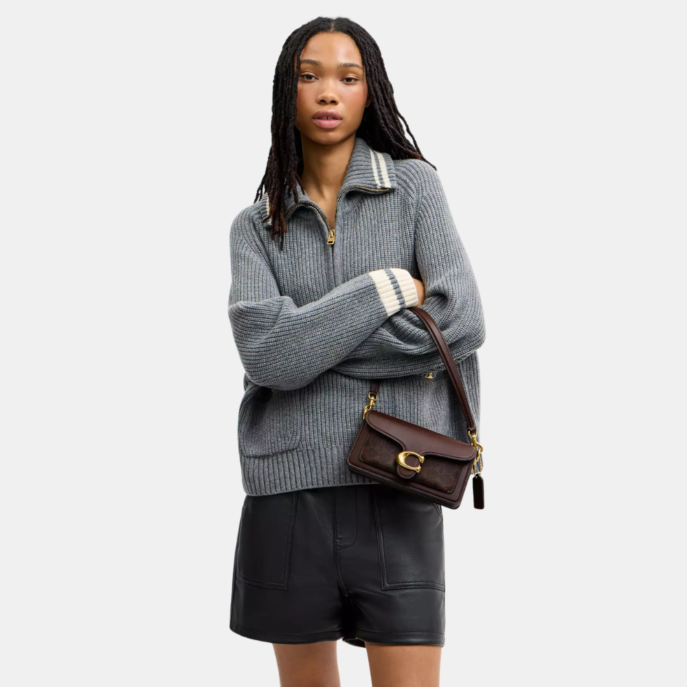 Coach Tabby 20 Shoulder Bag In Signature Canvas (Maple)