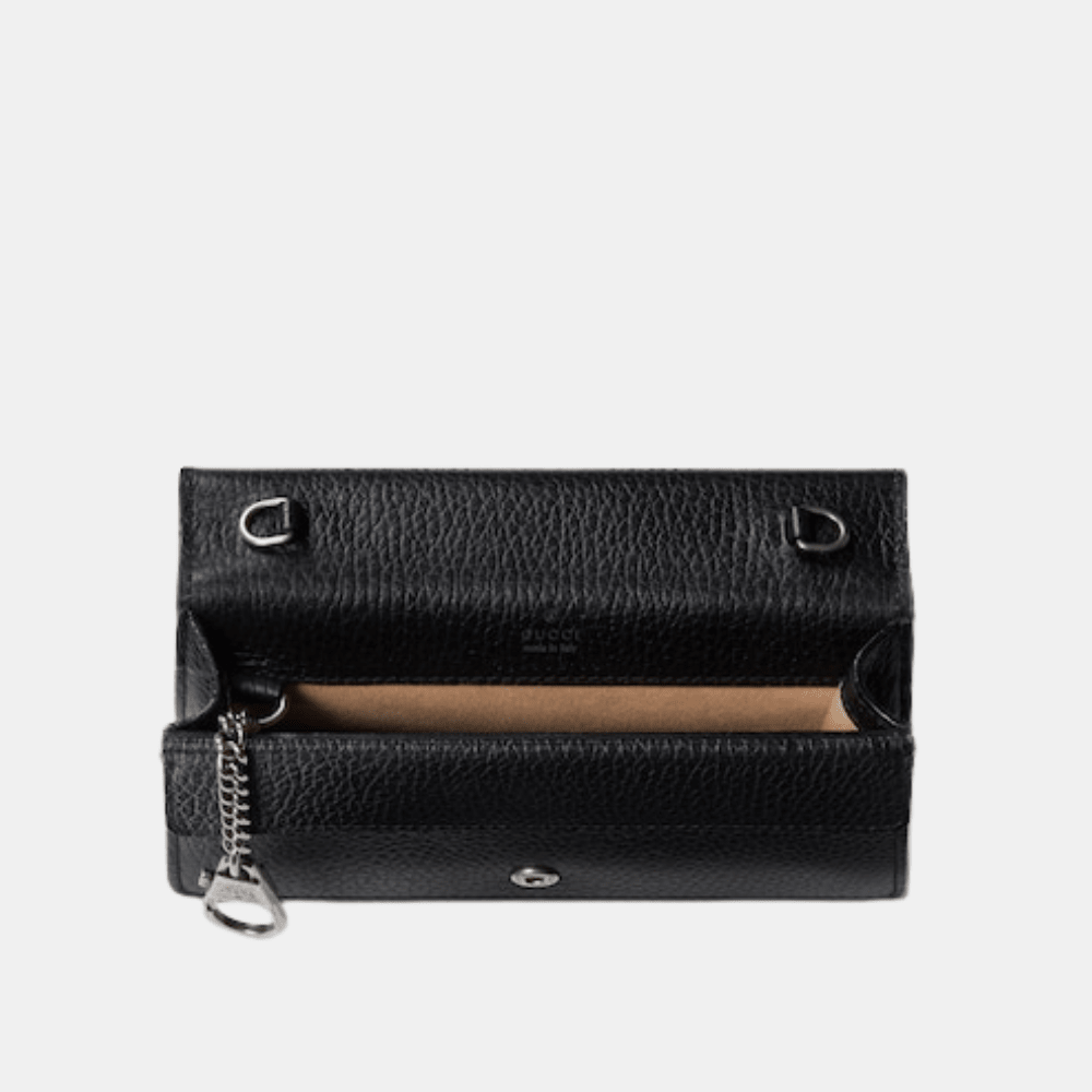 Gucci Dionysus Super Mini Bag in Black Leather - DIVA ONLINE STORE