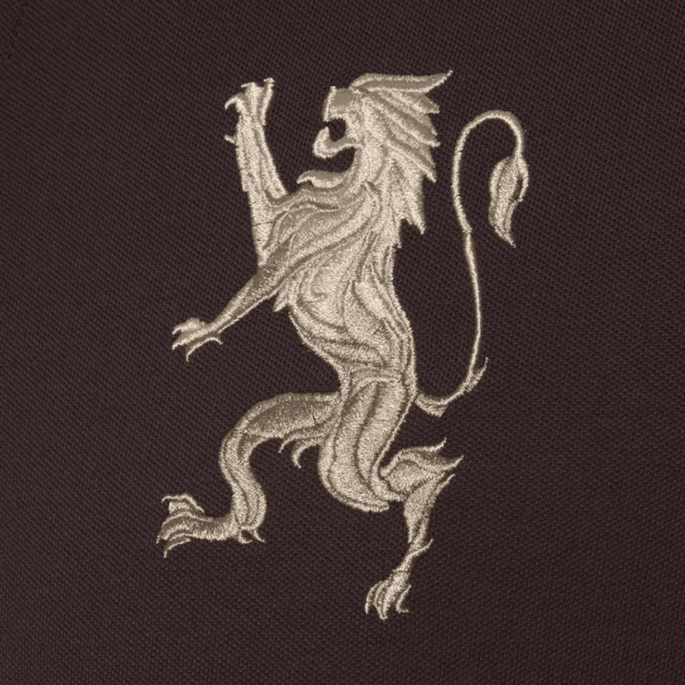 Giordano 3D Lion Polo Shirt (Brown) - DIVA ONLINE STORE