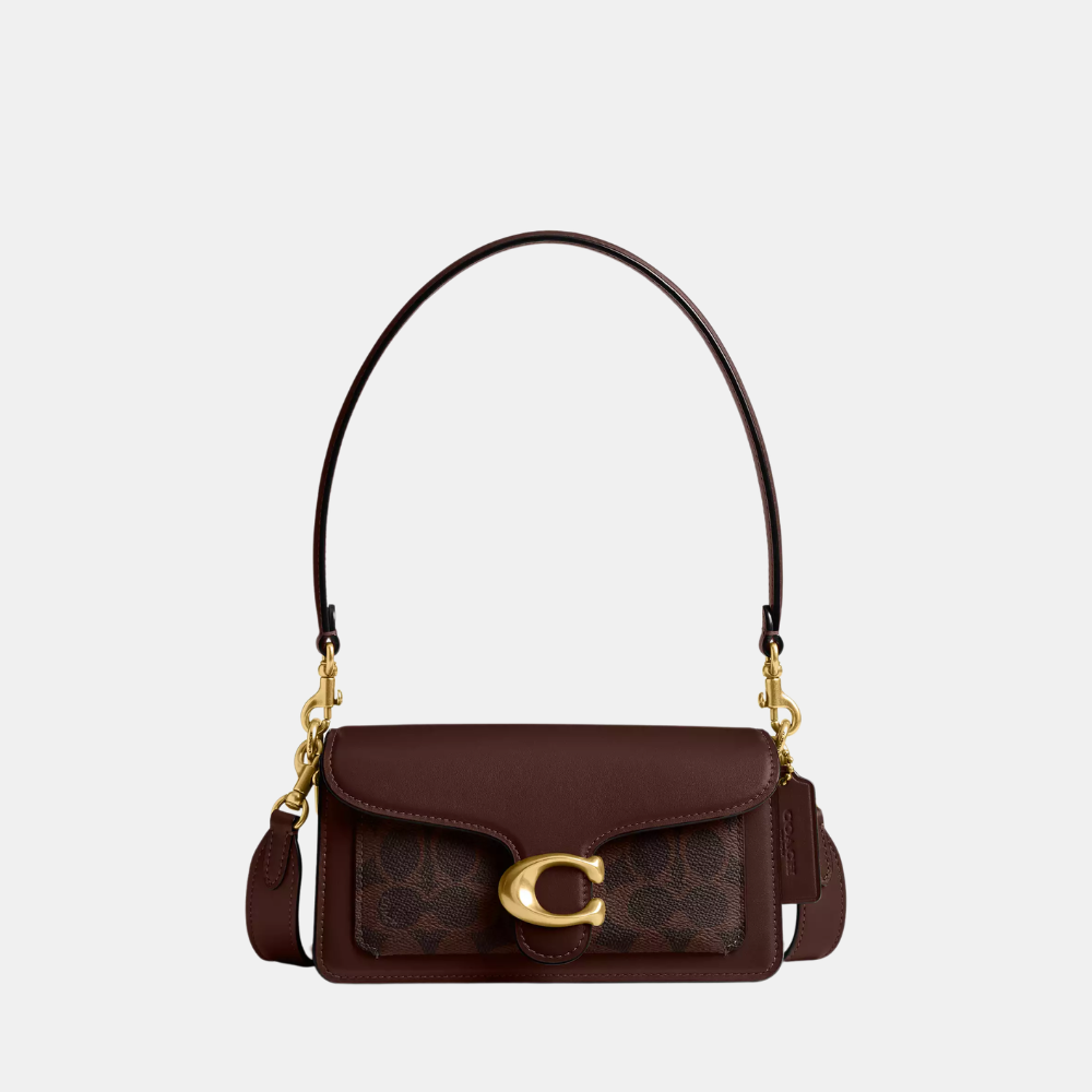 Coach Tabby 20 Shoulder Bag In Signature Canvas (Maple)