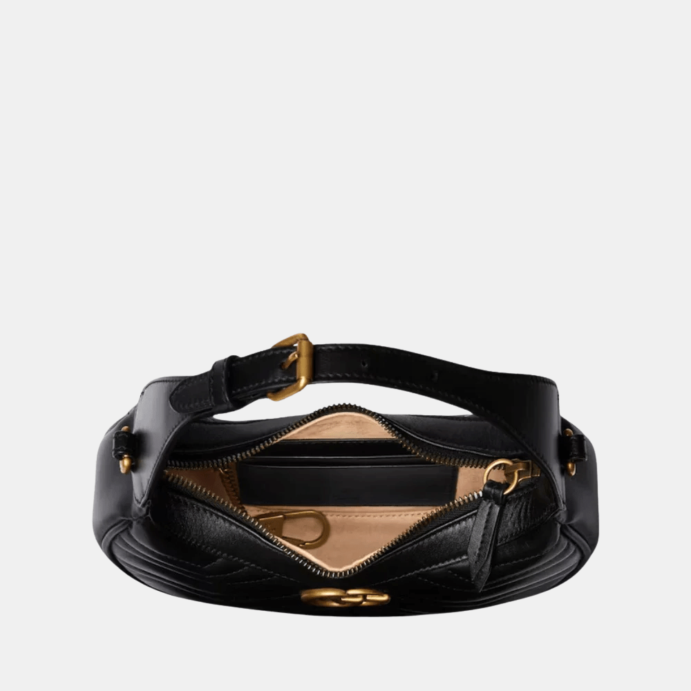 Gucci GG Marmont Mini Shoulder Bag (Black) - DIVA ONLINE STORE