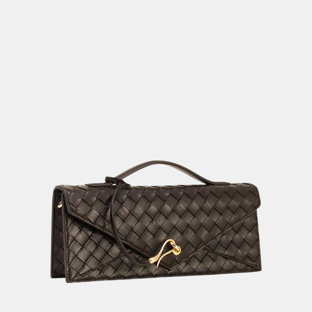 JW Pei Celeste Woven Textured Envelope Top Handle Bag