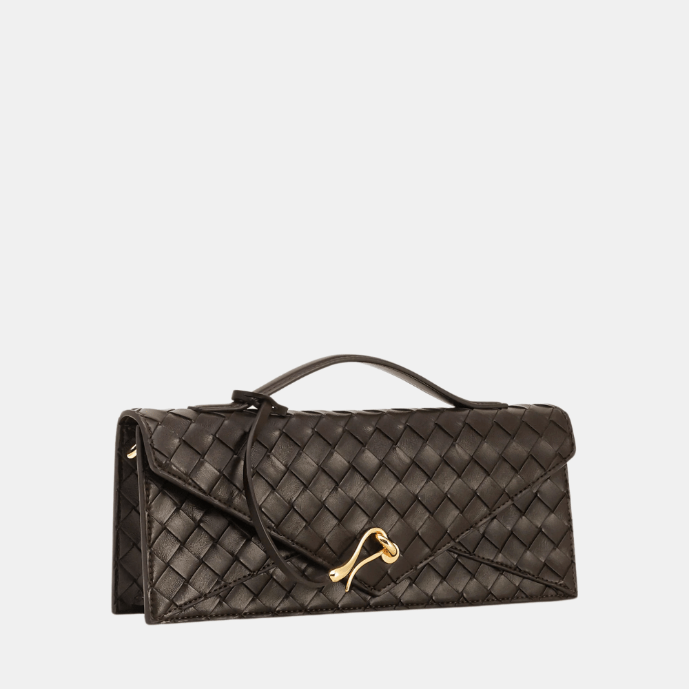 JW Pei Celeste Woven Textured Envelope Top Handle Bag - DIVA ONLINE STORE