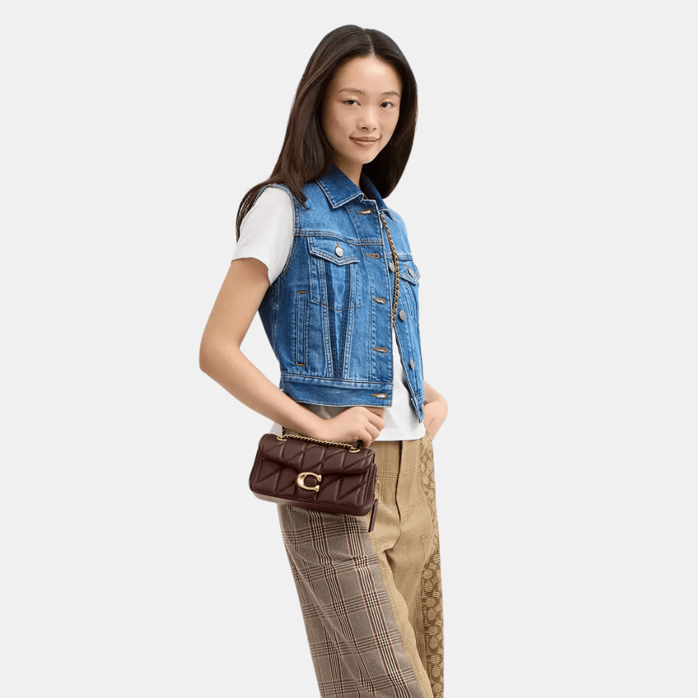 Coach Quilted Tabby 20 Shoulder Bag (Maple) - DIVA ONLINE STORE