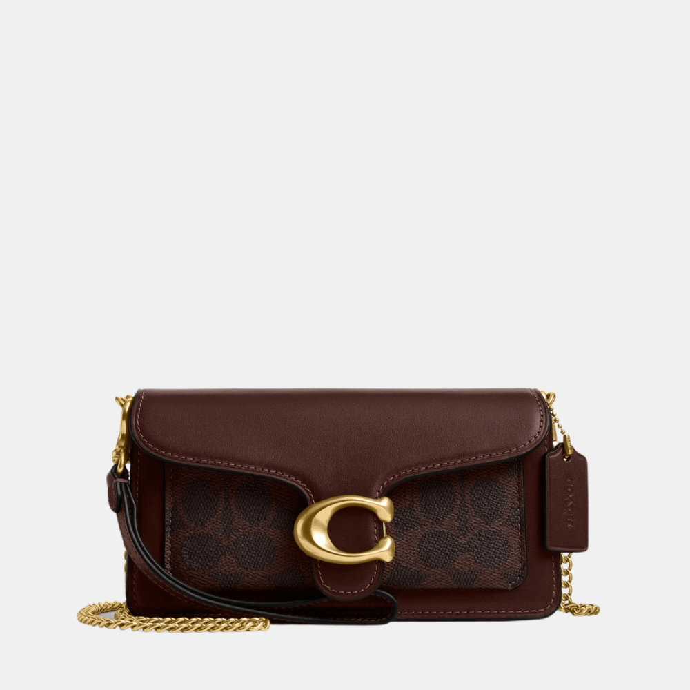 Coach Tabby 19 Chain Crossbody Bag In Signature Canvas - DIVA ONLINE STORE