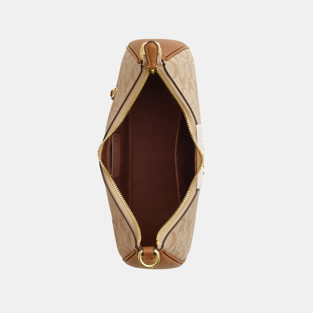 Coach Teri Hobo Bag In Signature Canvas With Stripe - DIVA ONLINE STORE
