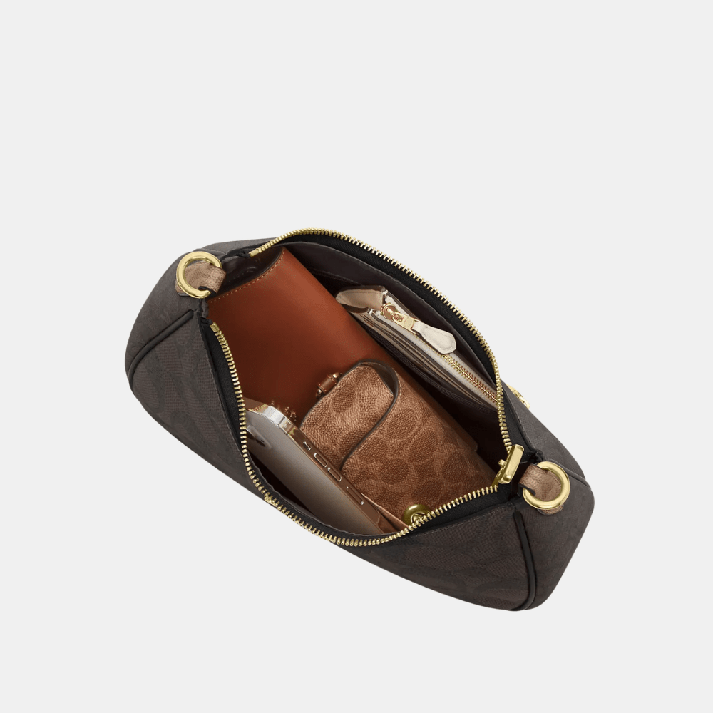 Coach Teri Hobo Bag In Blocked Signature Canvas - DIVA ONLINE STORE